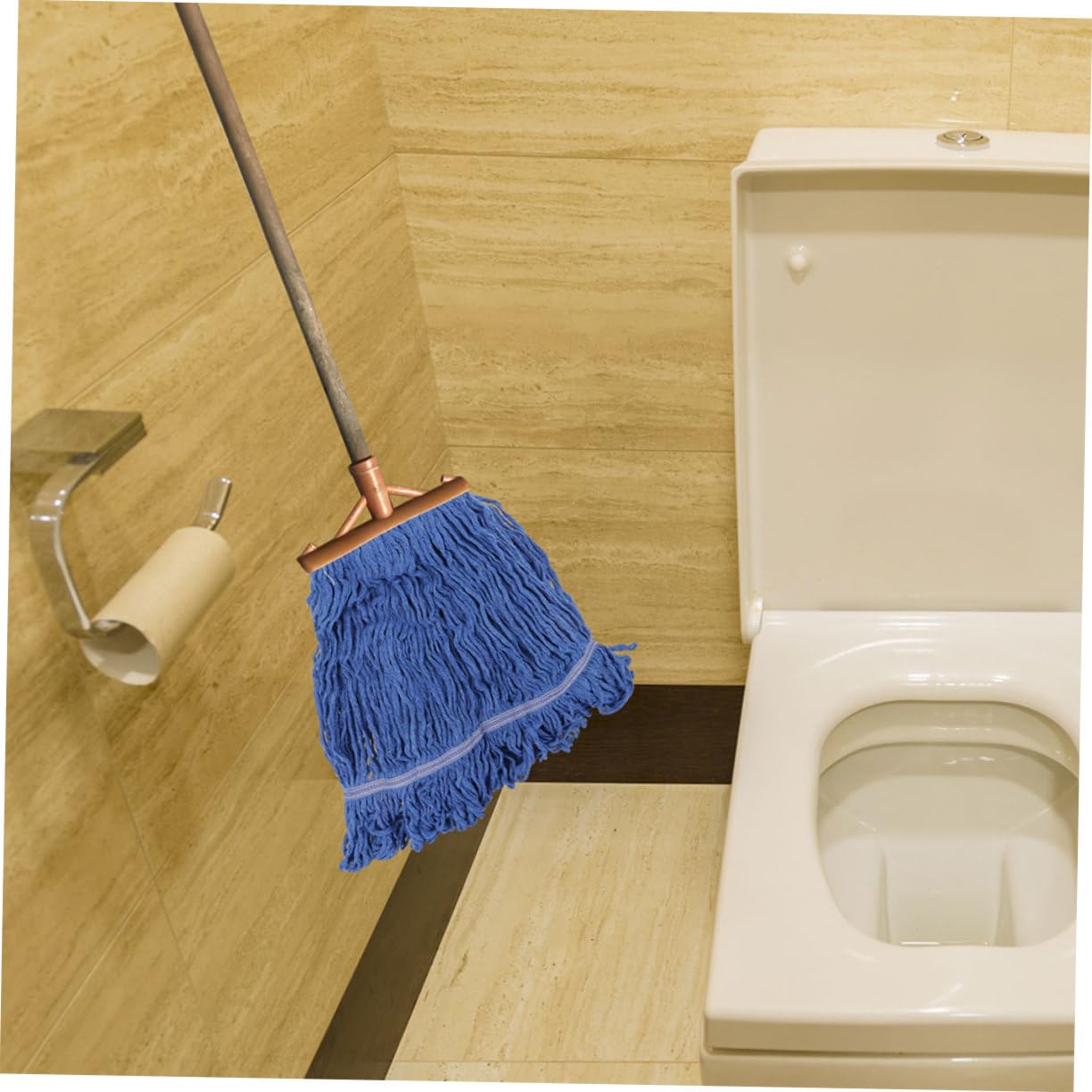 2 Pezzi Testa Ricambio per Mop Microfibra da Assorbente e Lavabile per Piastrelle Accessorio per Pulizia