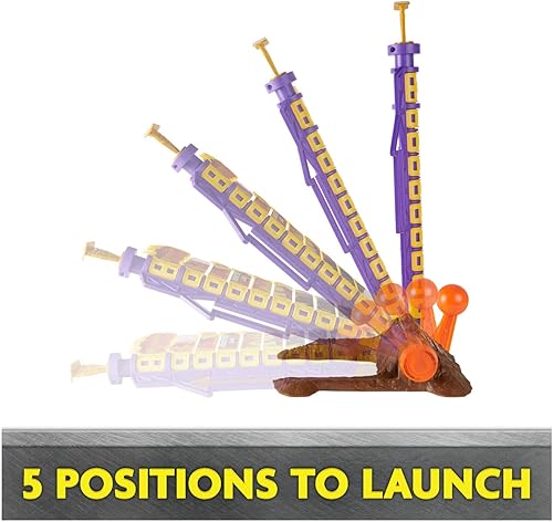 Miniatura 6 de Monster Jam El Toro Loco Big Air Challenge, juego de más de 20 pulgadas de alto con exclusivo juguete Monster Truck, escala 164, juguetes para niños