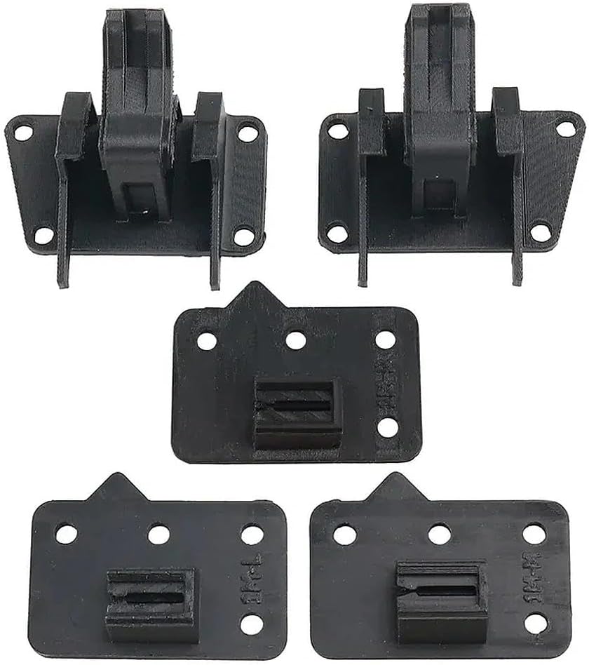 Pair Front Seat Backrest Lower Fixed Buckle Clip Compatible with AUDI A4 B7 2004-2008 / AUDI A3 S3 8P 2004-2012 / AUDI A6 S6 C6 2005-2011 / AUDI Q7 4L 2007-2015 Placement on Vehicle Front, Lower