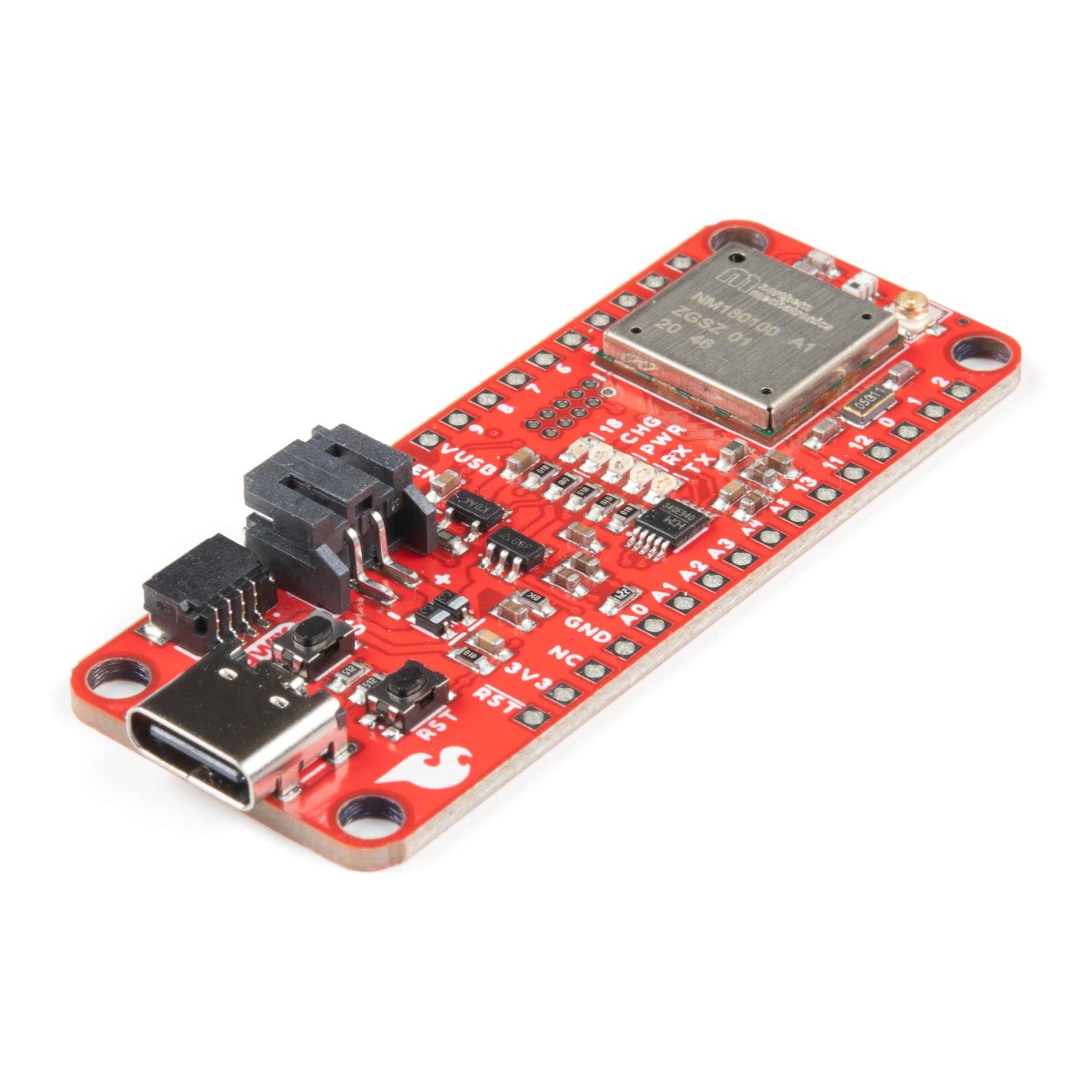 SparkFun Compatible with LoRa Thing Plus - expLoRaBLE-NM180100 System in Package(SiP)-Ambiq Apollo3 microcontroller-Includes Semtech SX1262 LoRa transceiver-Supporting 868MHz & 915MHz Bands & BLE