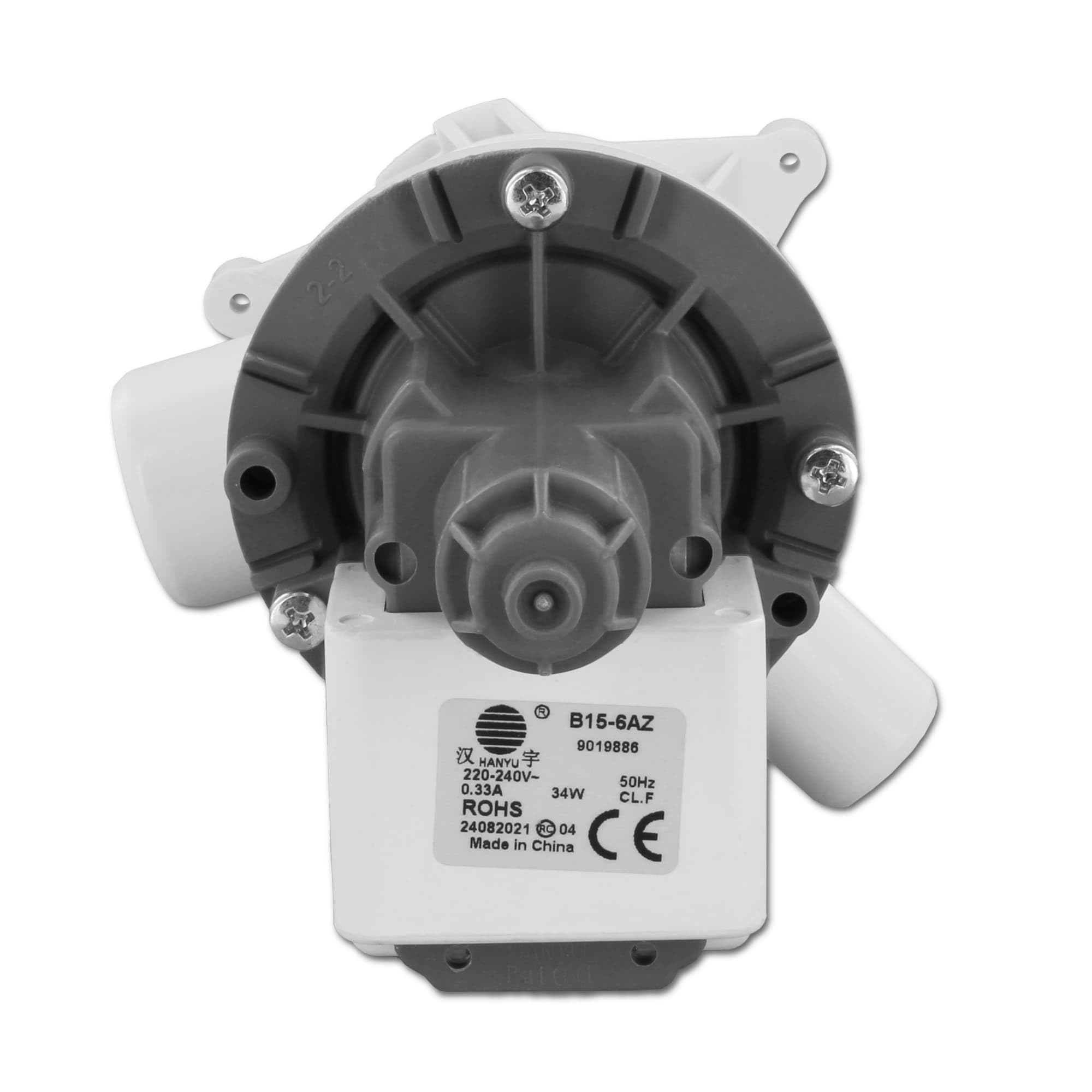 Ablaufpumpe wie Beko 2840940100 Hanyu mit Pumpenkopf und Sieb für Waschmaschine - Pumpen