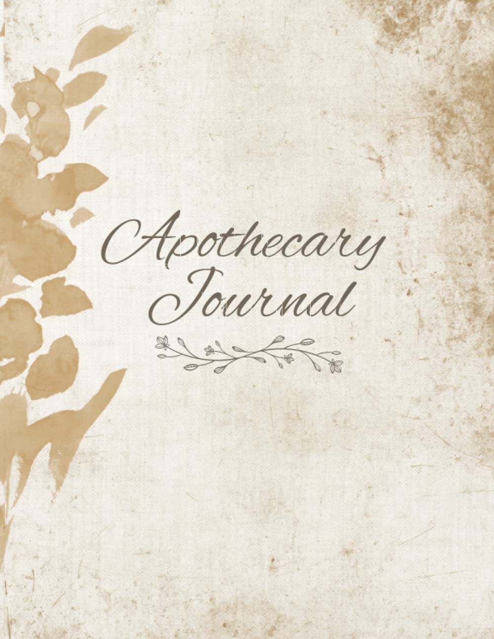 My Apothecary Journal; A Herbalist Cookbook for salves, cosmetics, tea, extractions, infusions, etc. A Herbal Medicine Planner, Apothecary Notebook, ... Journal, Herbalism Student, cottagecore