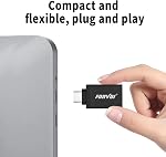 Adaptateur USB C vers USB [4-Pack], Adaptateur OTG USB Type C Mâle vers USB 3.0 Femelle Compatible avec MacBook Pro, Chromebook, Pixelbook, Microsoft, Samsung Galaxy S8 9 10 20 21 S22 Ultra Plus Note