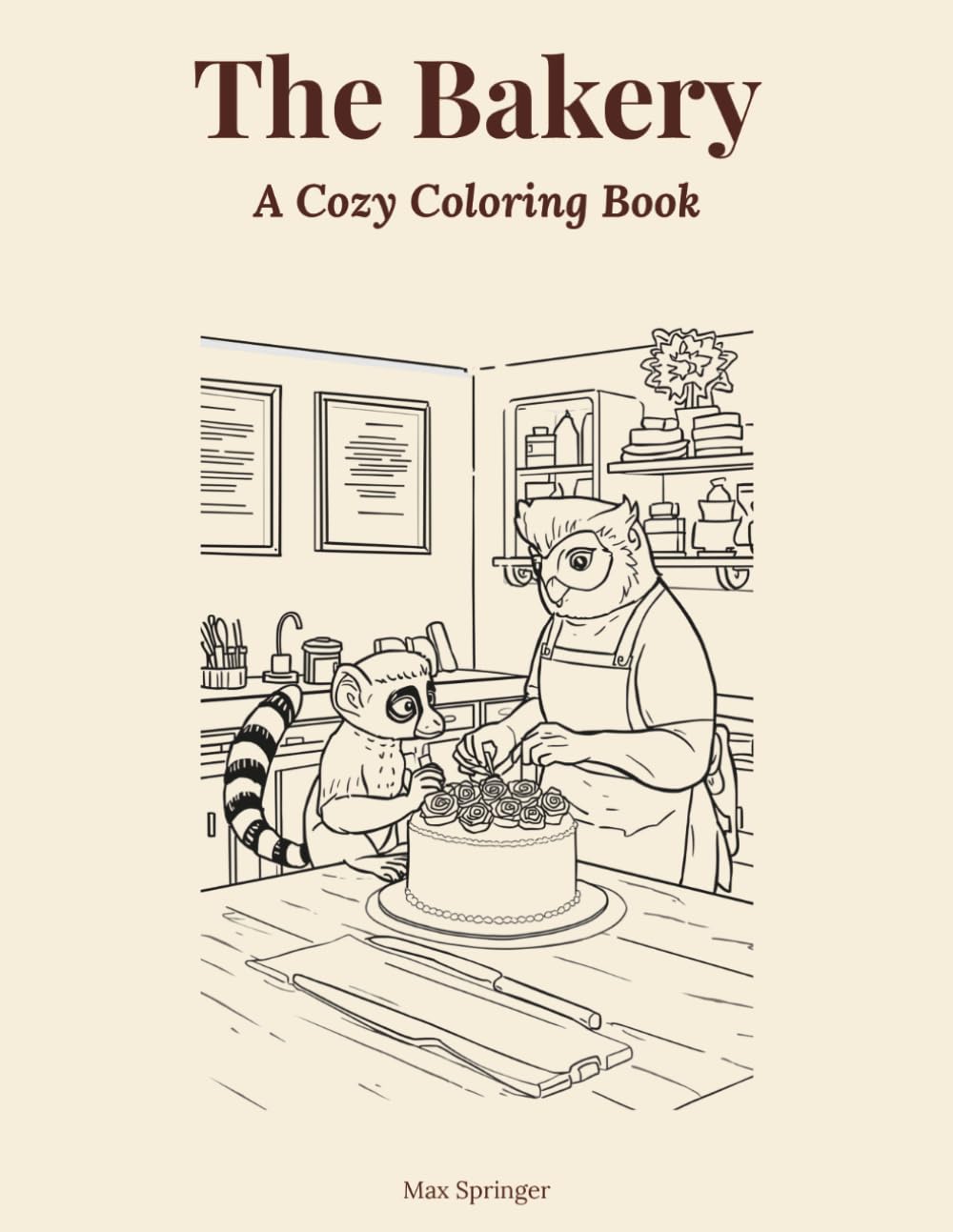 The Bakery: A Cozy Coloring Book