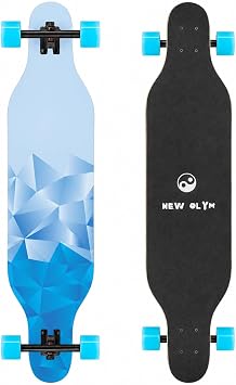 41 Longboard Skateboard 8 Layer Canadian Maple Drop Through Longboards for Youths Beginners
