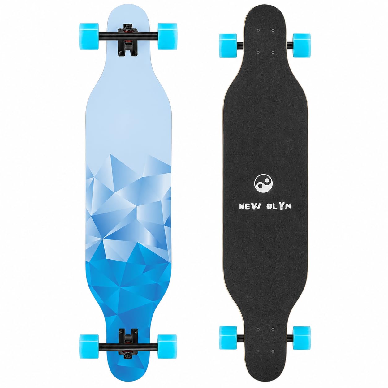 Amazon.com : New Olym Longboard Skateboard 41 Inch 8 Layer