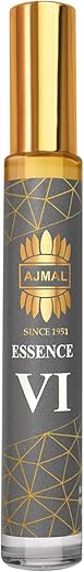 Ajmal Essence VI Attar | Amber & Woody Fragrance | Unisex Non-Alcoholic | Long Lasting Attar Men & Women – 10 ML