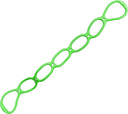 Walk at Home Bandas de entrenamiento de 7 anillos ajustables para entrenar en casa, caminar, ejercicio, bandas de entrenamiento, programa de