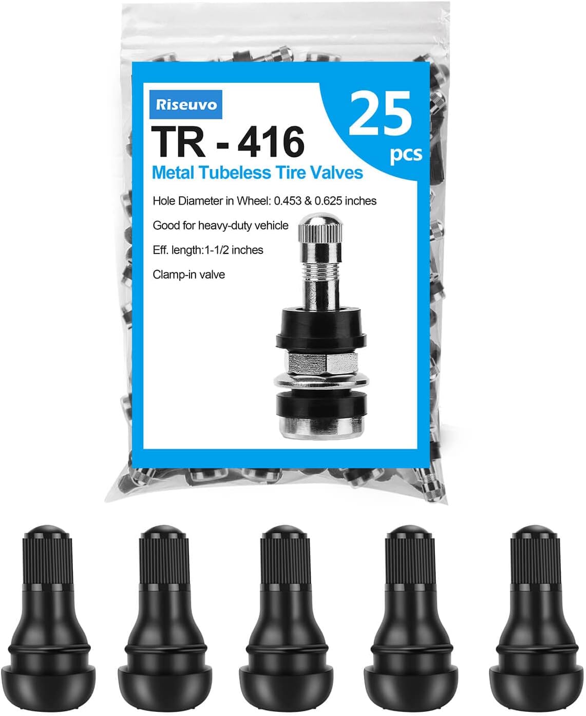 5pcs TR412 and 25pcs TR416 Tire Valve Stem Valve Stems