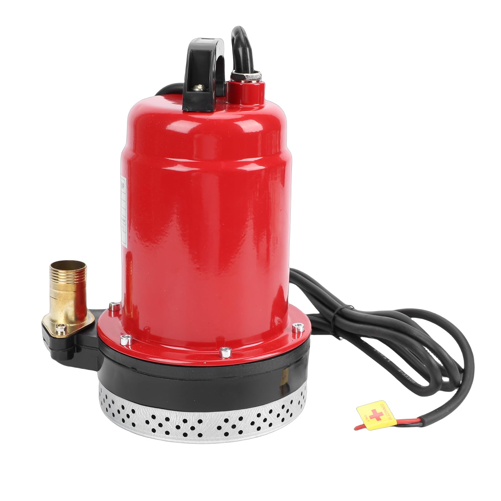 FILFEEL Bomba Sumergible de 12 V CC 180 W - Bomba de Pozo Profundo de Acero Inoxidable con Tasa de 8 M/26 Pies y ³/h para Riego de Granjas, Riego de Jardines, Aireación de Estanques y Uso Fuera de