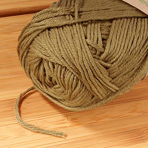 JubileeYarn Bamboo Cotton Sport 4 Ply Yarn - 50g/Skein - Chestnut Brown - 4 Skeins, 3210 Chestnut Brown - Image 3