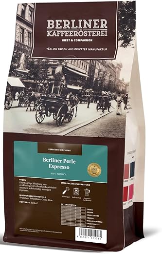 Berliner Perle Espresso (1000g / ganze Bohne)