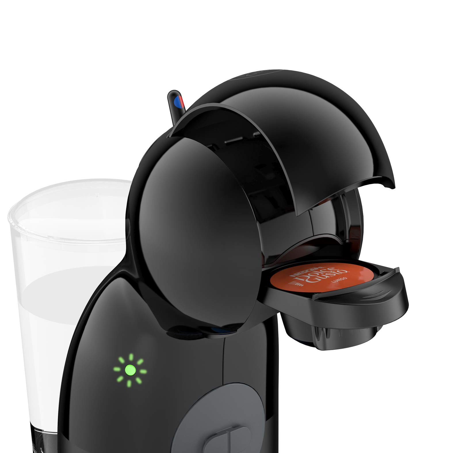 NESCAFÉ Dolce Gusto Piccolo XS by KRUPS Kaffeekapselmaschine 15 Bar 0,8l Wassertank anthrazit KP1A3B
