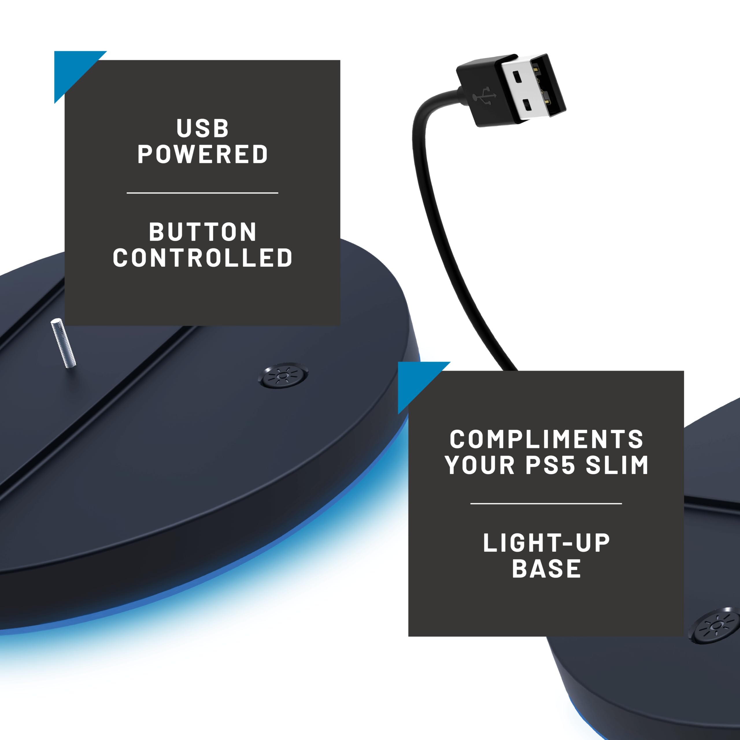 STEALTH Support vertical : compatible avec les versions disque et numérique de la console PS5 Slim