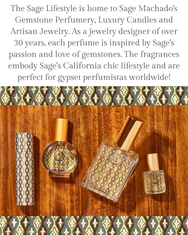 Miniatura 6 de The Sage Lifestyle ONYX - Aceite de perfume enrollable con piedras preciosas (18 onzas), perfume de viaje, aceite de perfume vegano, siente un sutil