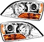 Gold Shrine For Kia Sorento Headlights Lamps Set 2008 2009 Halogen Driver and Passenger Side