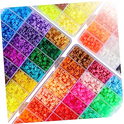 Wakauto 1 Conjunto 24 miçangas adesivas DIY contas de cor do -íris prazer dante fun contas de bricol