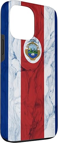 Miniatura 3 de iPhone 13 Pro Max Bandera de Costa Rica y fondo elegante - Funda del orgullo costarricense