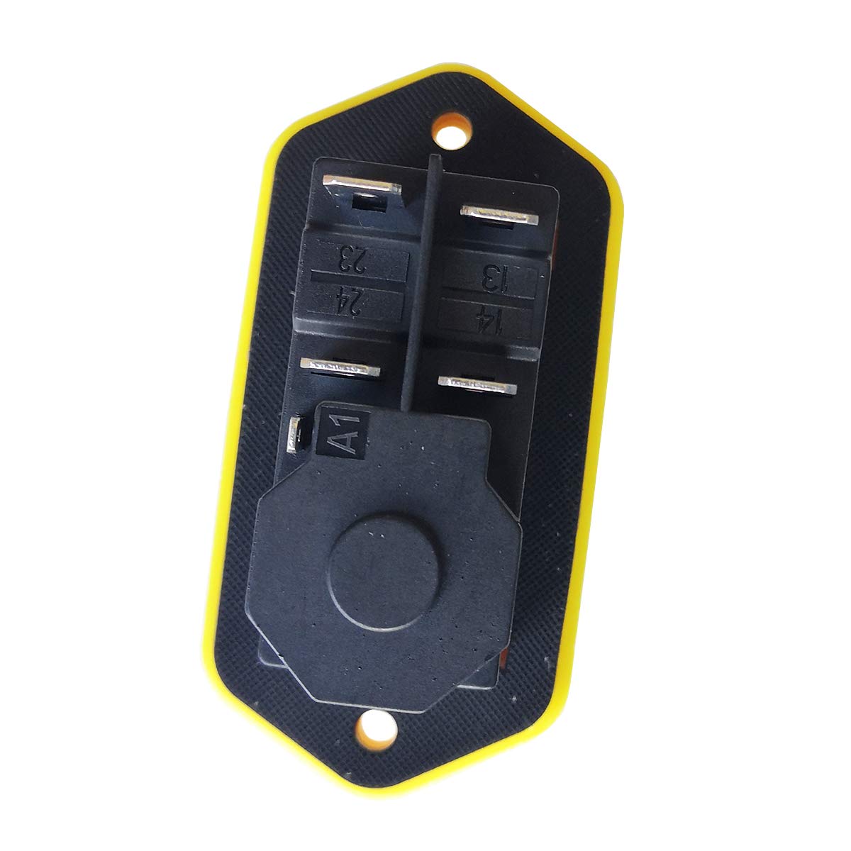 Interruttore a pulsante elettromagnetico per betoniera e piccolo tornio a 4 pin 5 pin KEDU KJD17B (5 pin)