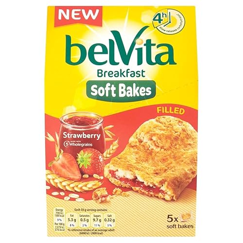 Belvita Fresa rellena suave, 5 x 1.41oz