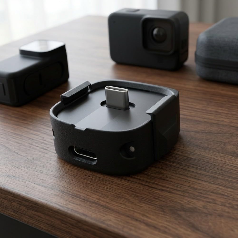 Base Adaptador para carga Magnética Aluminio para Insta360 Base
