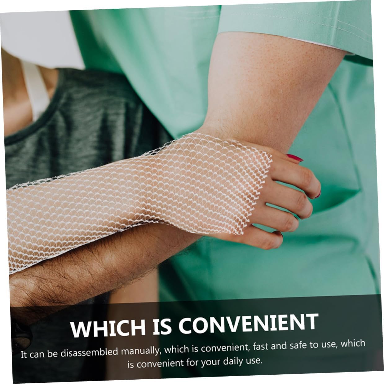 Elastic Net Bandage Sleeve 10m Cotton Elastic Sprain Fixing Tape for Wrist and Forearm First Aid Support Wrap