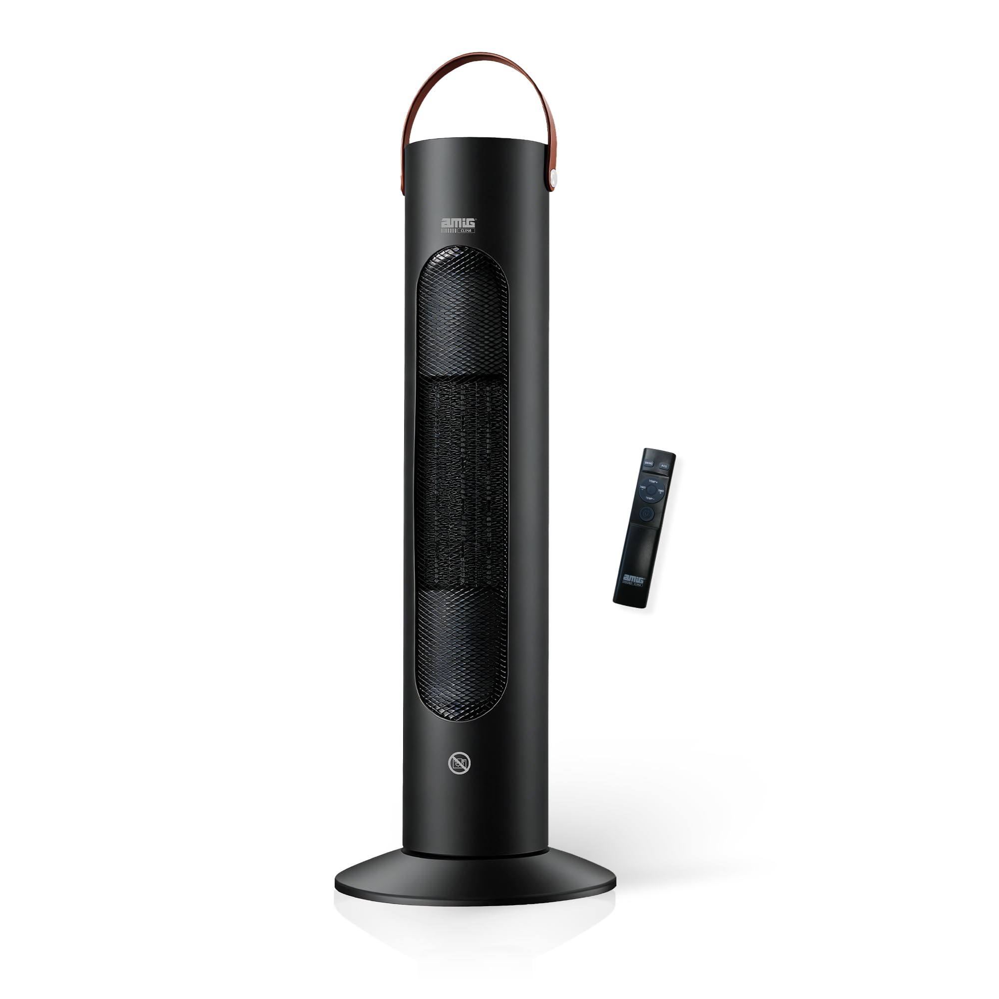 Amig - Calefactor Torre Cerámico, Potencia de 2000W, Oscilación Horizontal