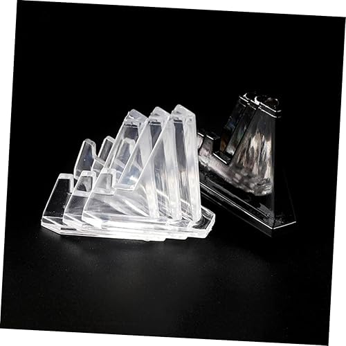 Miniatura 3 de IMIKEYA 12 unids soporte de pintura de estante de monedas estante de exhibición de monedas soporte de placa de caballete de plástico soporte de