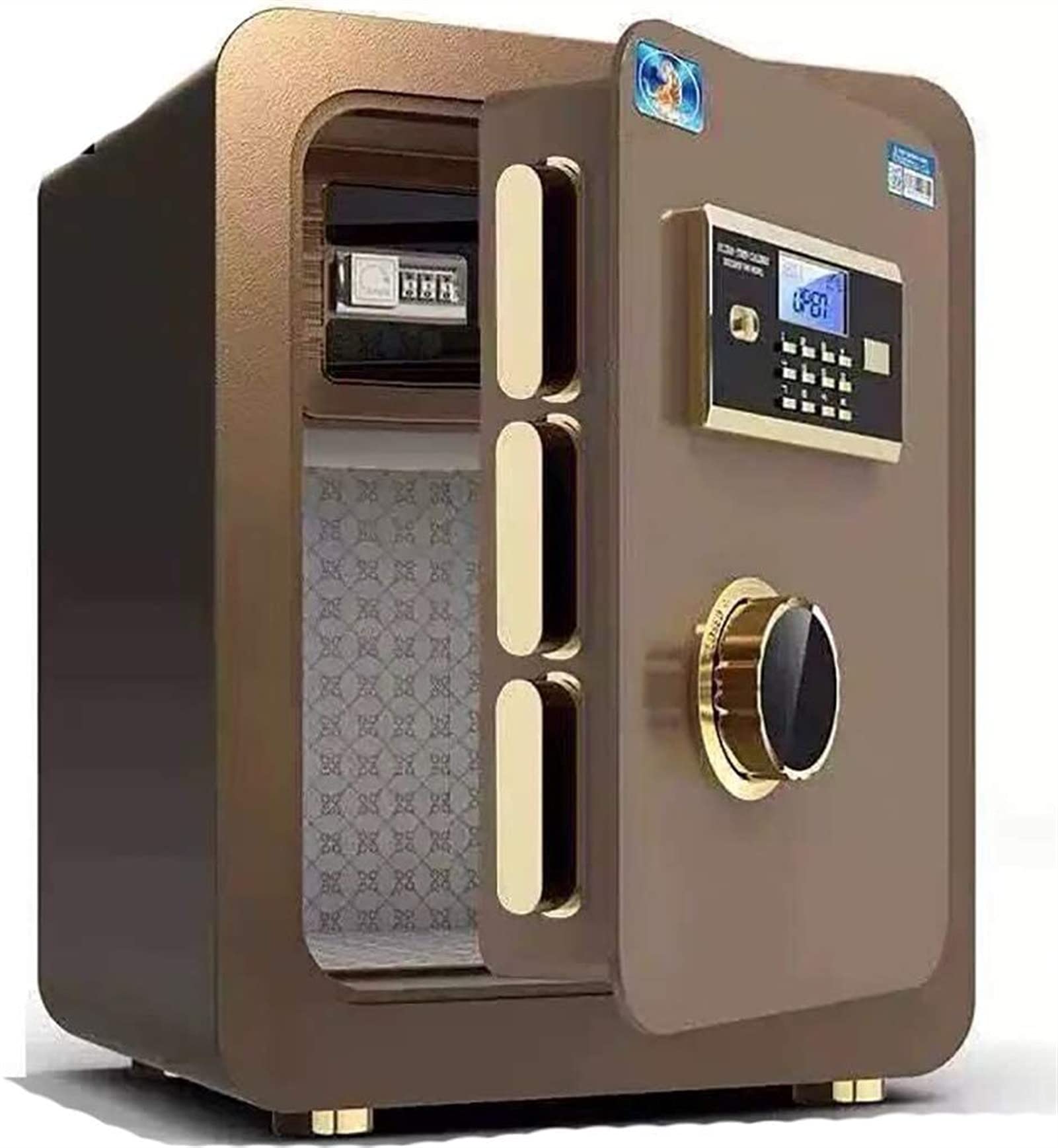 Cassaforte ignifuga H 45 cm [Resistente al Fuoco] [Grande] [Combinazione Digitale] - Cassaforte a Armadio con Tastiera Digitale e Serratura di Sicurezza per casa, Ufficio, Ufficio, Hotel