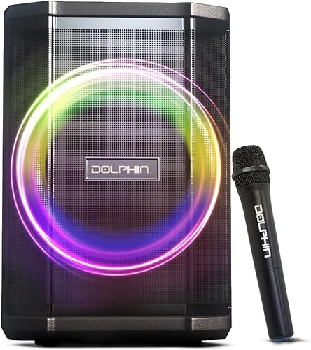 Dolphin Nuevo altavoz Bluetooth portátil SP-880RBT Premium con función inclinable para mejorar la calidad del sonido