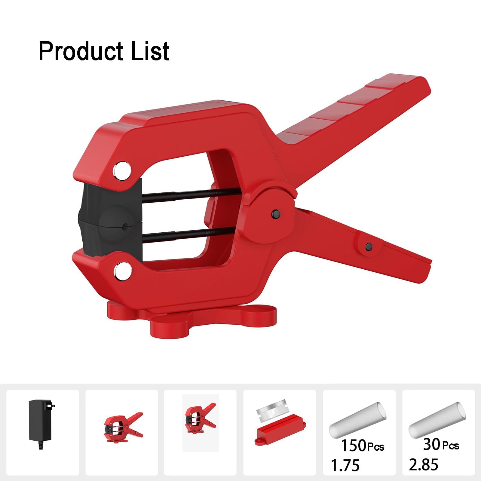 3D-Druck-Filamentschweißgerät, 1,75 mm Filament-Spleißwerkzeug, bis zu 240 ℃ Filament-Fusor und Verbindungsstück, für alle Arten von PLA/ABS/PETG/TPU/PC/PP