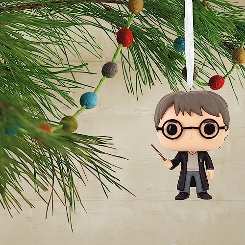 Hallmark Collectable Funko Pop Ornament - Harry Potter and Wand Design, Green, H 8 cm by W 5.5 cm by D 4.7 cm - Image 4