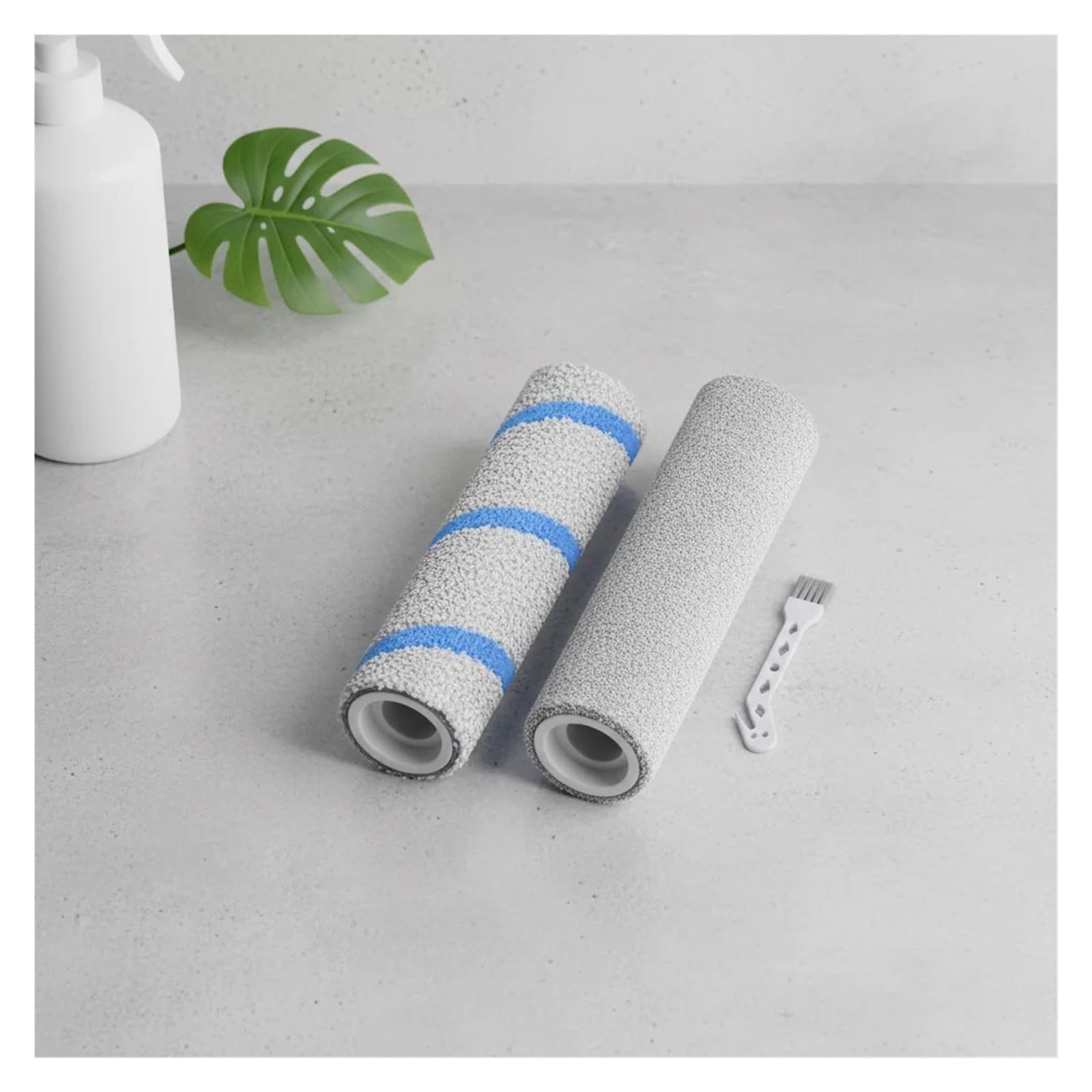Jweinenl X1 Mop Cleaning Roller Rag，Compatible For Ecovacs For Deebot X9 Pro Omni Robot Vacuum Cleaner Roller Brush Cleaning Tools Maintenance Parts
