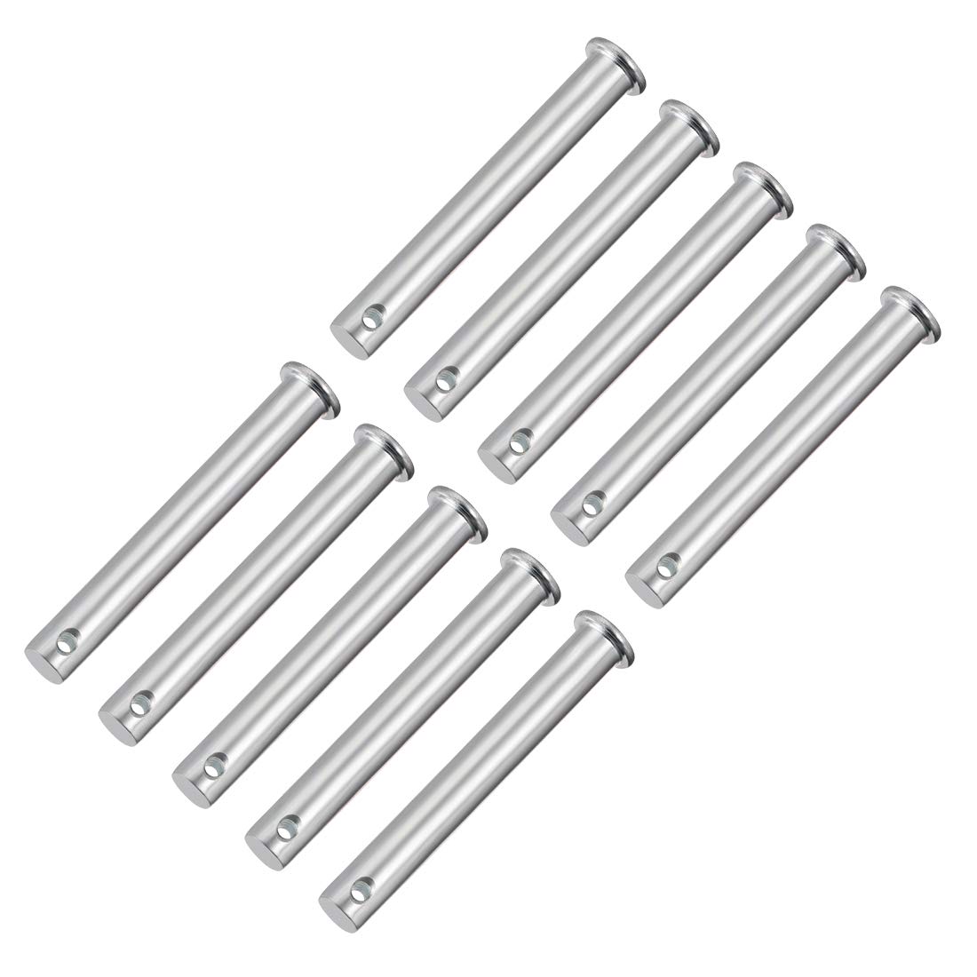 Axe de chape tête plate acier zingué 10x70mm lot de 10 pièces