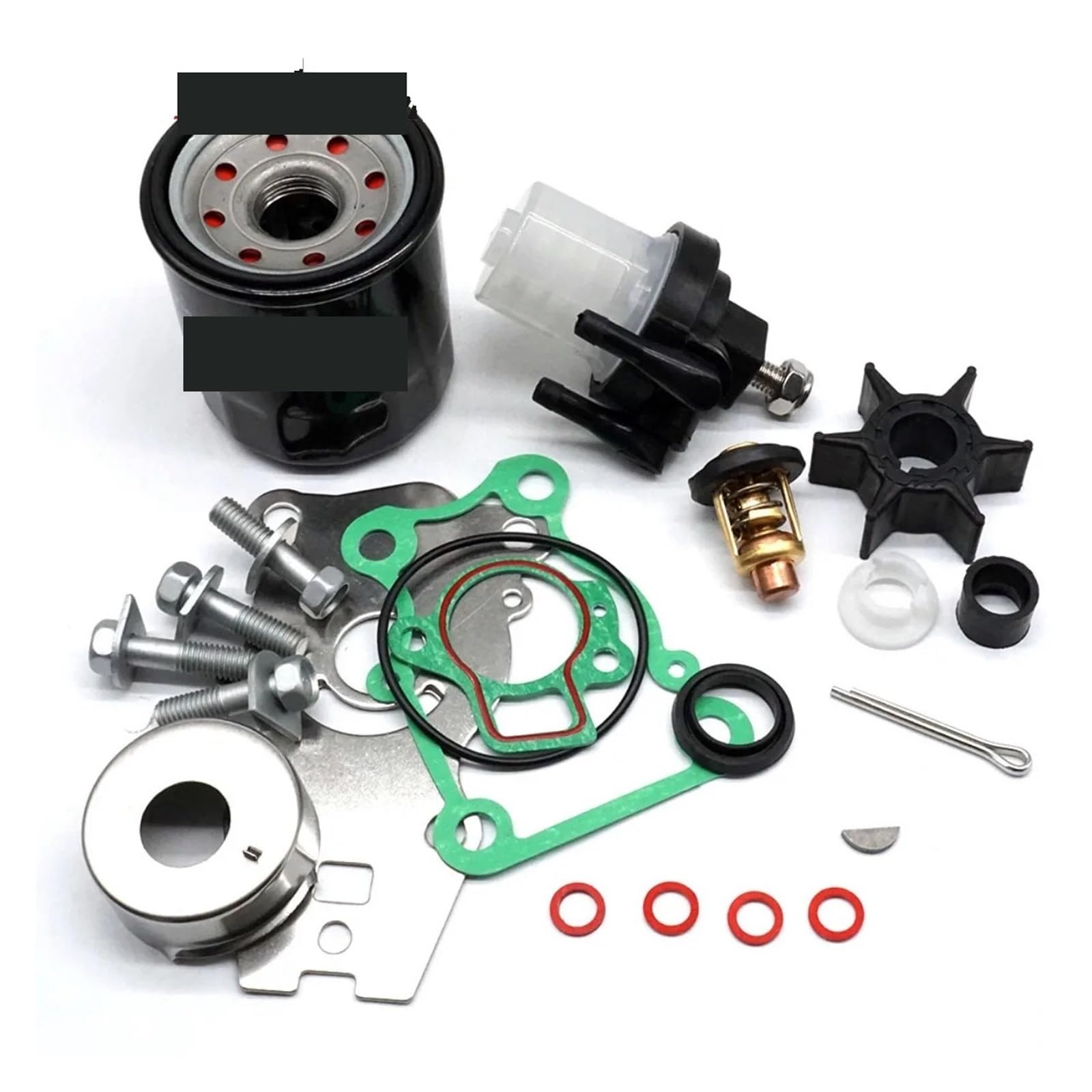 Passend für F30A FT25F FT25B F40B Kit Außenbord-Wasserpumpe mit Thermostat-Öl-Kraftstofffilter
