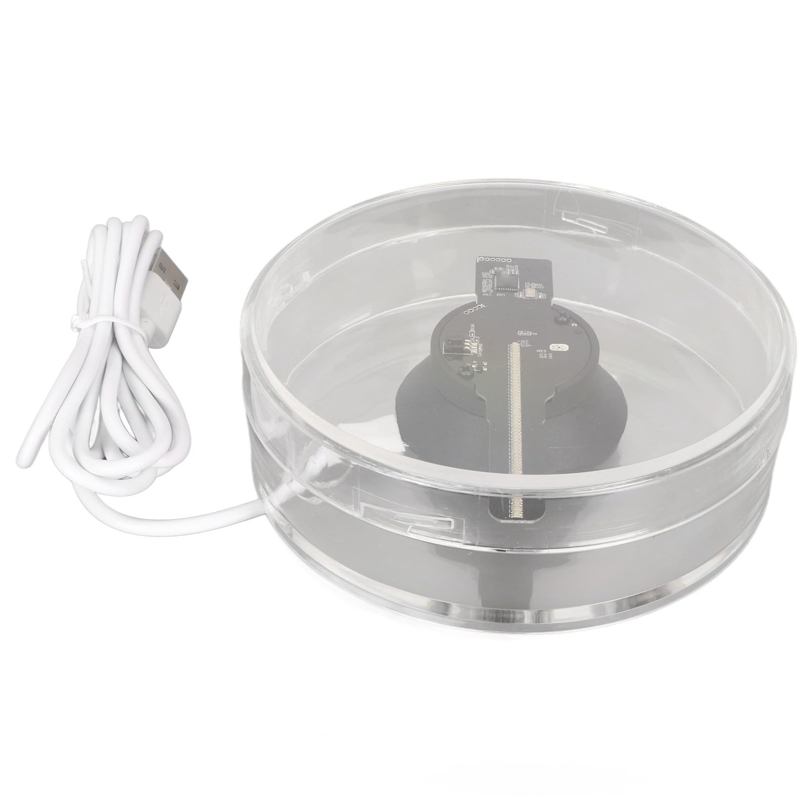 Ventola con Ologramma 3D, Proiettore con Ventola Olografica a 48 LED Telecomando APP WiFi, Display Pubblicitario per Proiettore con Ologramma 3D, Ventola con Ologramma 3D per