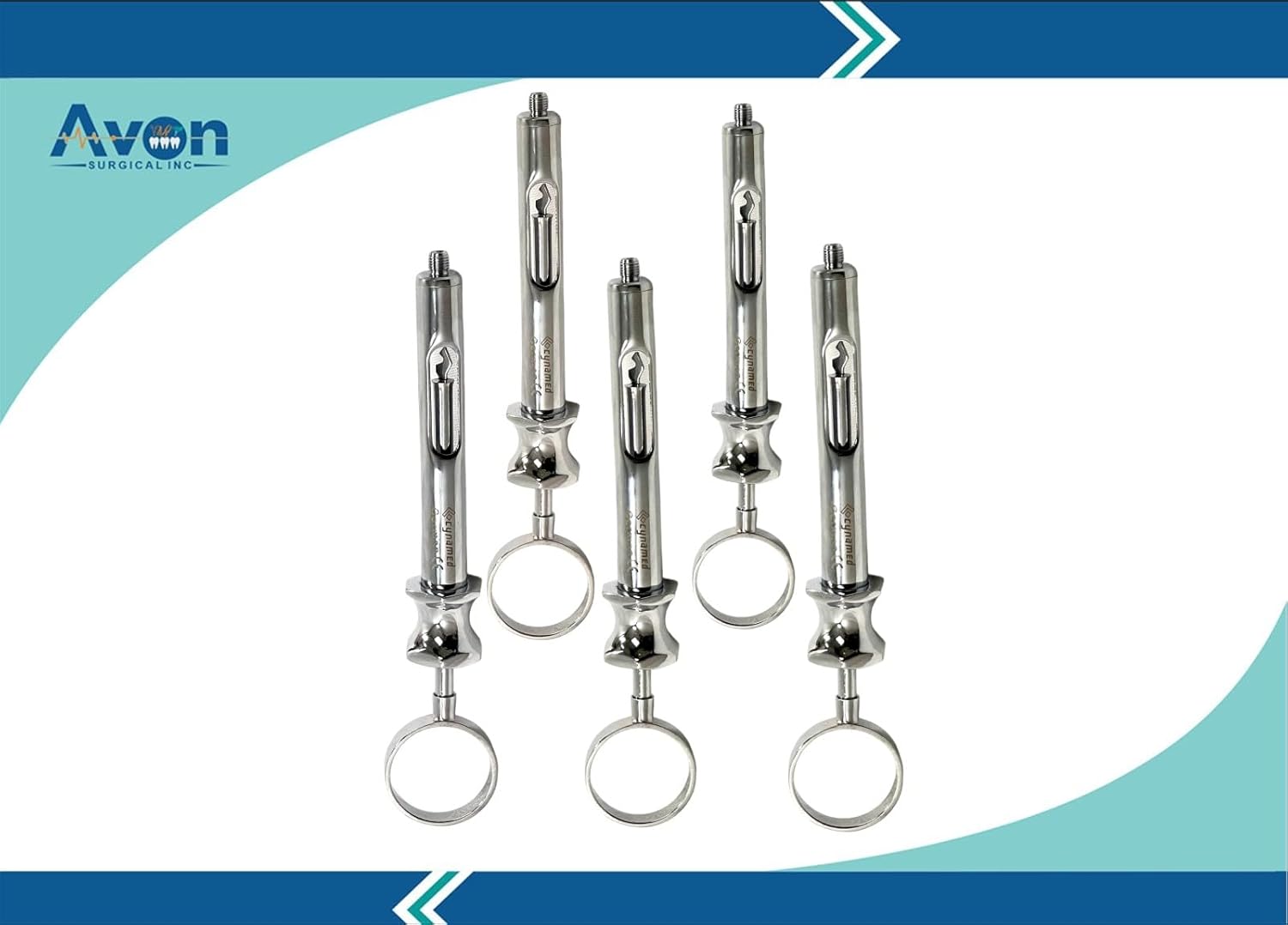 15 Pack Dental Anesthetic Aspirating Syringe 1.8CC Type A, Type C-W Plain & Type C-W Perforated | Oral Dispensing Dental Syringe | German Stainless CE Dental Instruments