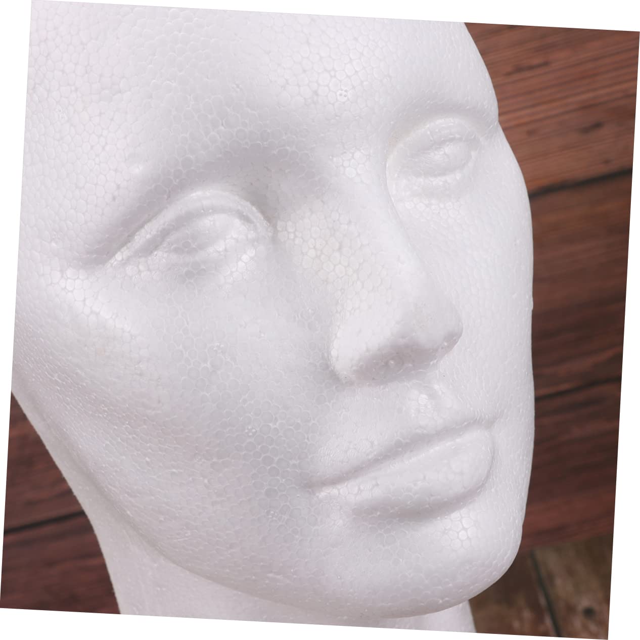 Housoutil 2pezzi Manichino Testa Per Parrucche e Accessori Espositore Multifunzionale Per Saloni e Negozi Realistico Per Occhiali e Cappelli Facile Da Trasportare e Resistente