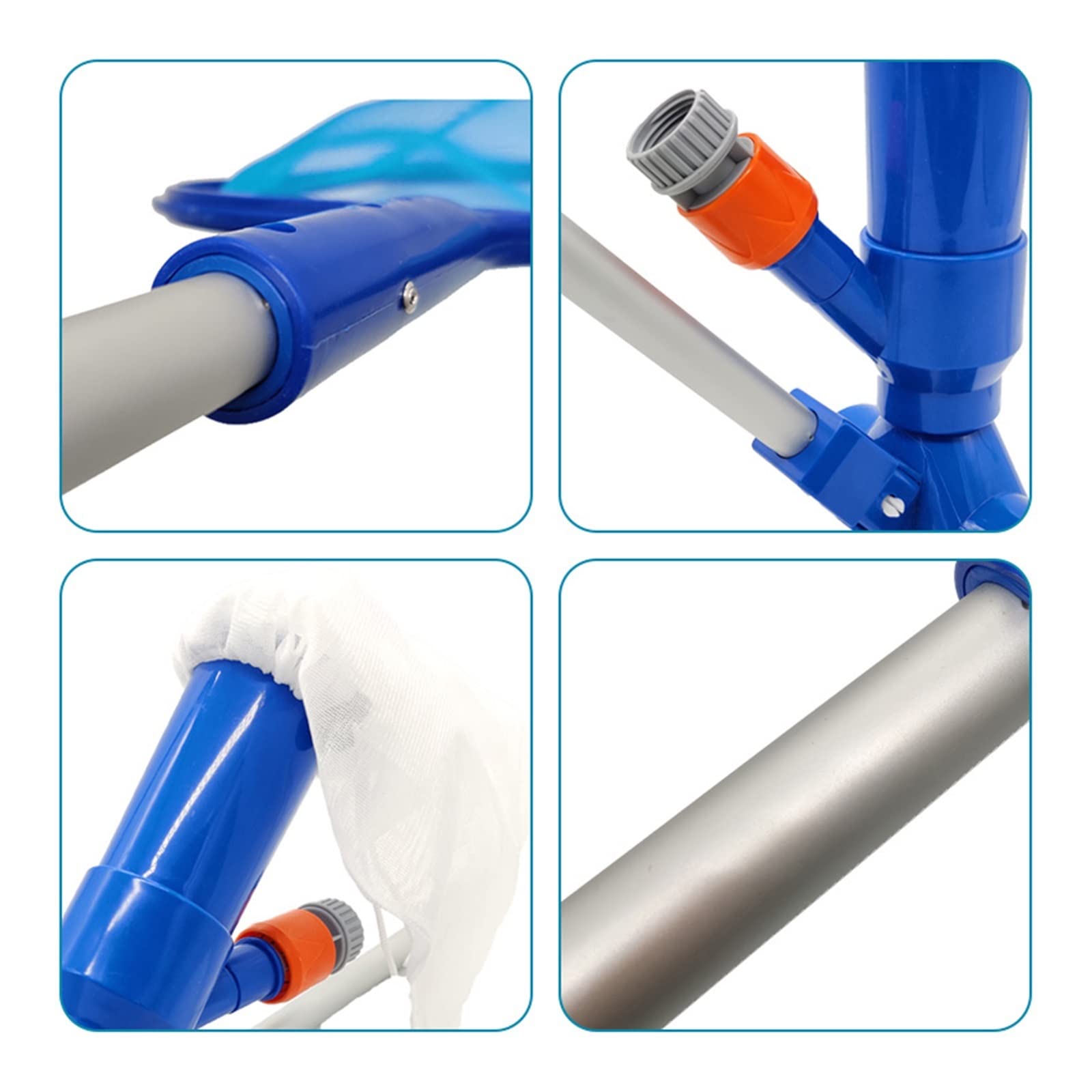 Filtros Piscina, Kit de limpieza al vacío for piscina al aire libre, limpieza de fondo de piscina, filtro de red for piscina, juego de aspiradora for piscina, herramienta de limpieza for piscina
