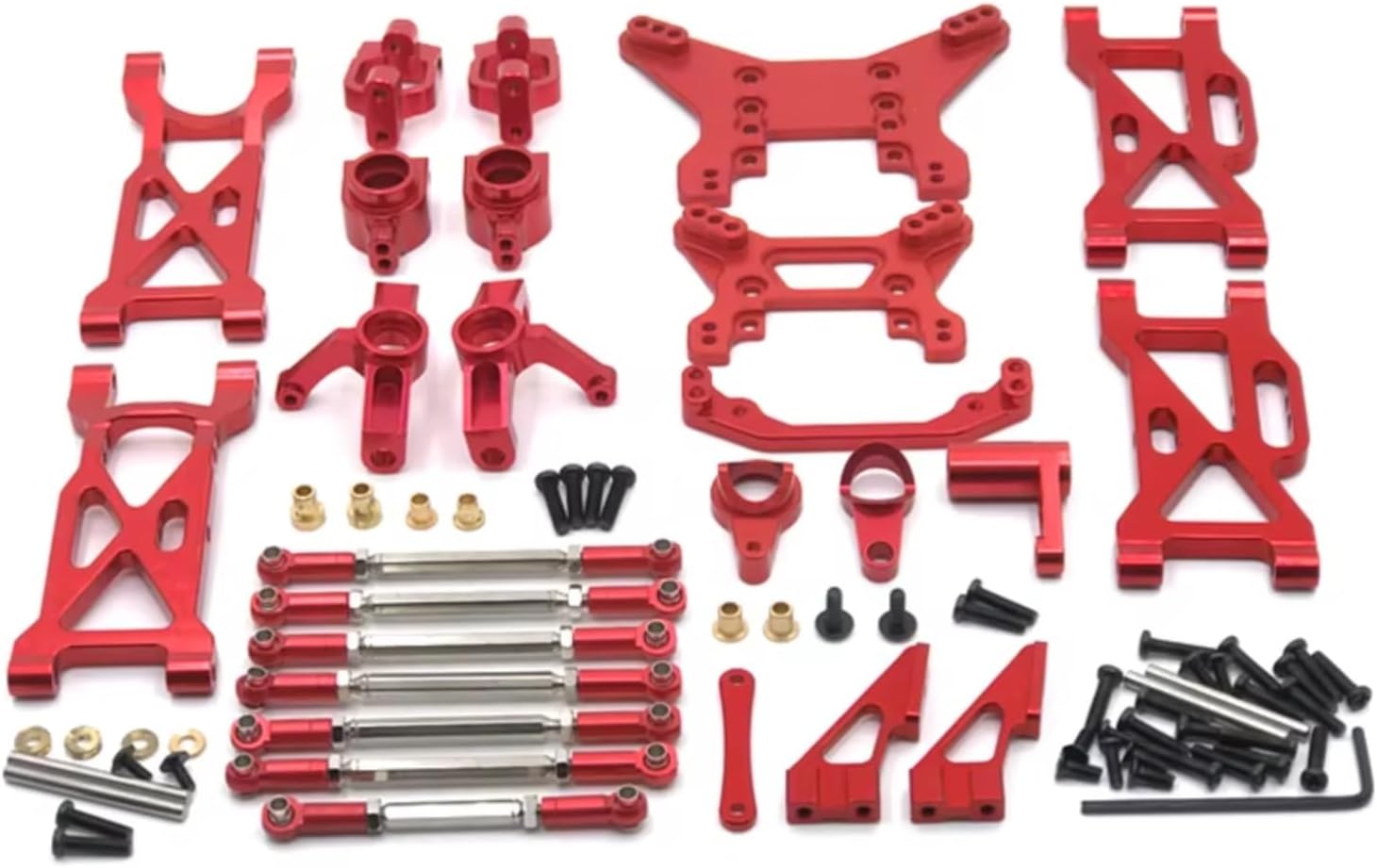 RCアッパーロワースイングアーム For WLtoys 104001 104002 1/10 RC カーパーツ メタルアップグレード