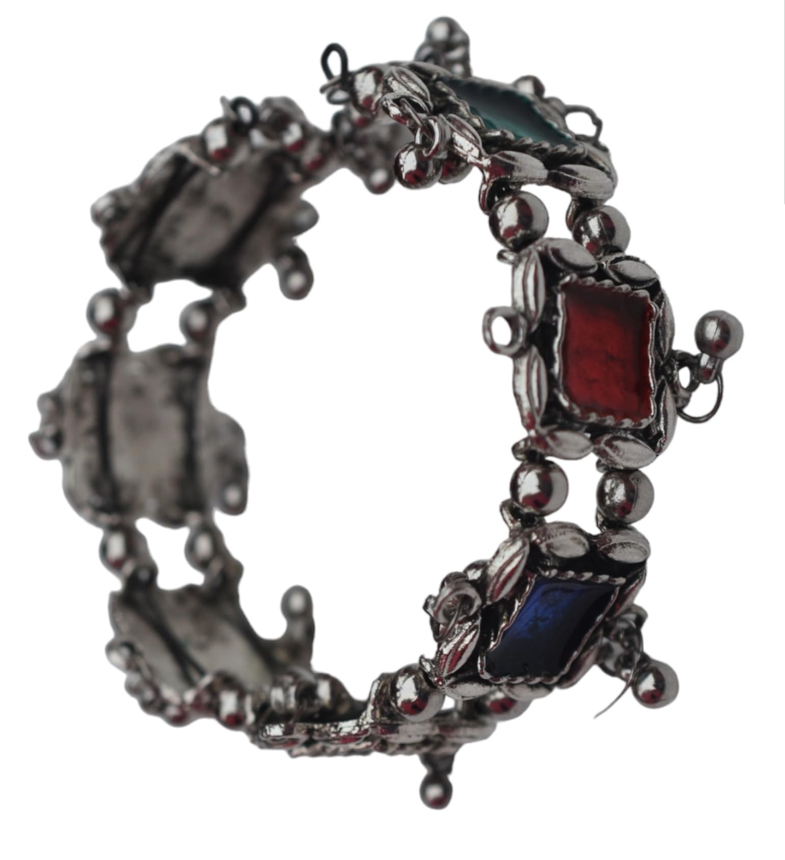 JEWELLERY BRACELET OXIDISED FINISH MULTICOLOUR STONE FOR GIRL AND WOMEN (B0CPC25KQL) Amazon Price History, Amazon Price Tracker