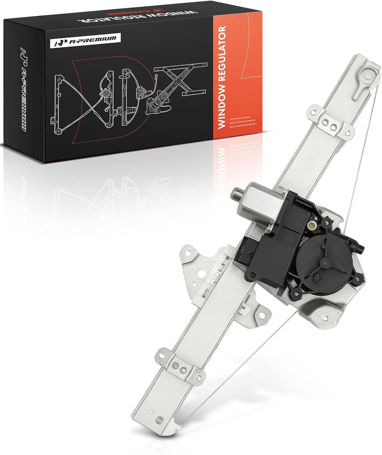 A-Premium Front Left Driver Side Electric Power Window Regulator with Motor Compatible with Nissan Sentra 2020-2024