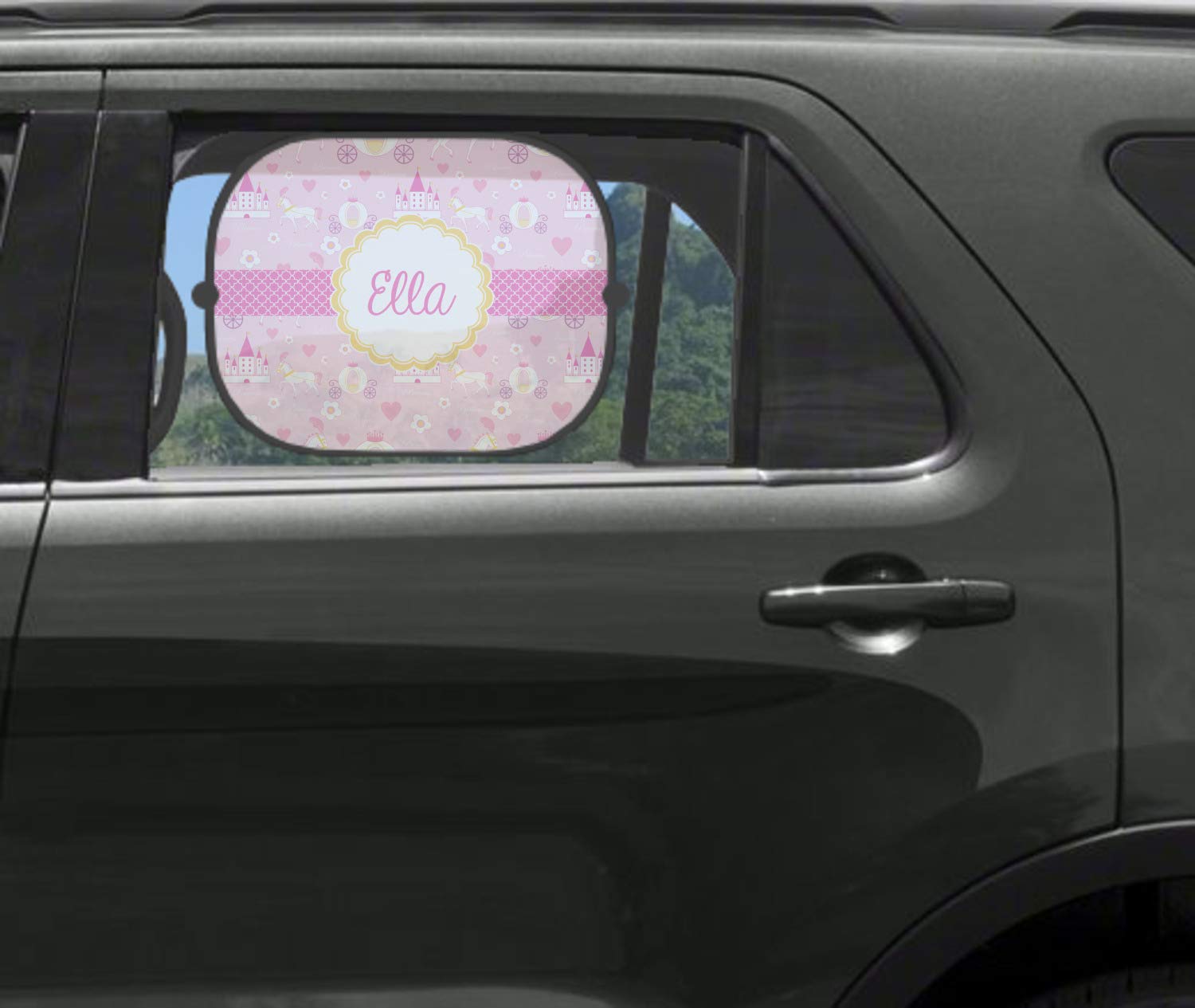 RNK Shops Personalized Princess Carriage Car Side Window Sun Shade