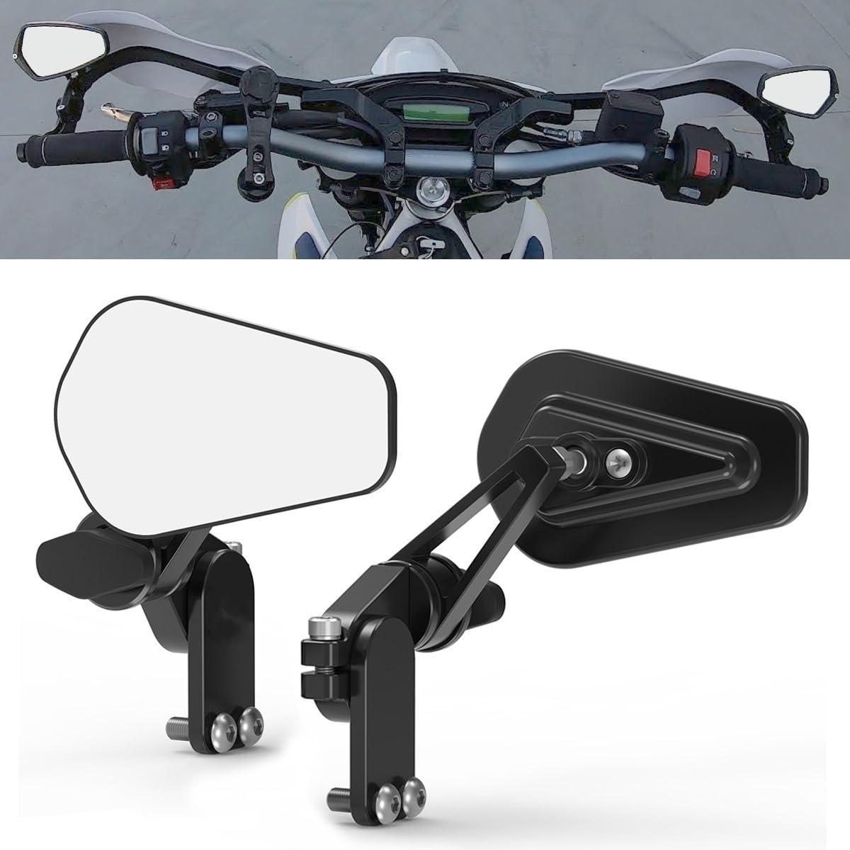 Do FE501 701 Moto Lusterko końcówkowe kierownicy