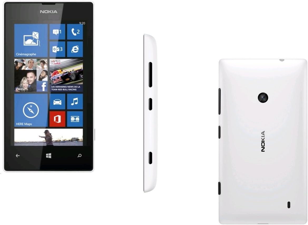 Nokia Lumia 520, 8GB, (GSM Only, No CDMA) Sim Free Windows Smartphone - White