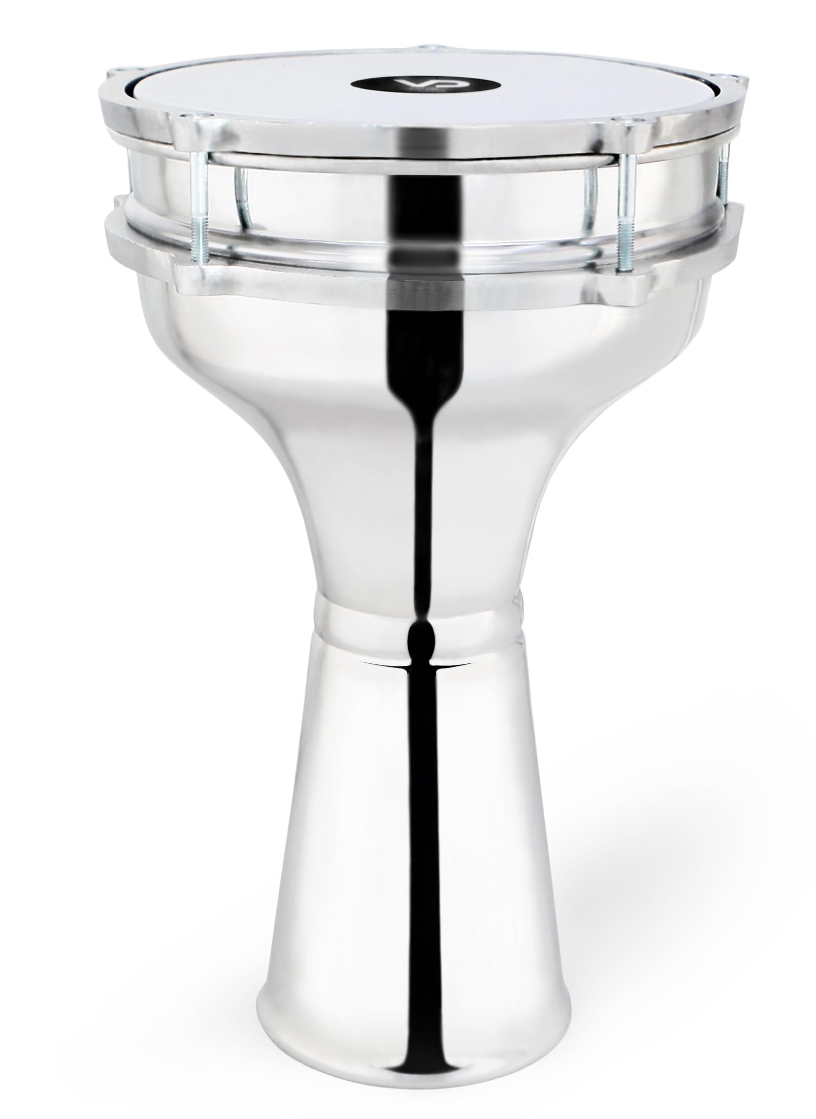 Aluminio oriental 8" x 14.5" Darbuka Percusión, Darbuka turco