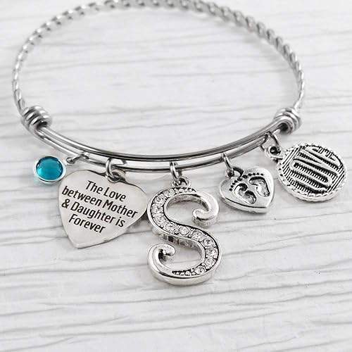 The Love Between A Mother And Daughter Is Forever Bracelet