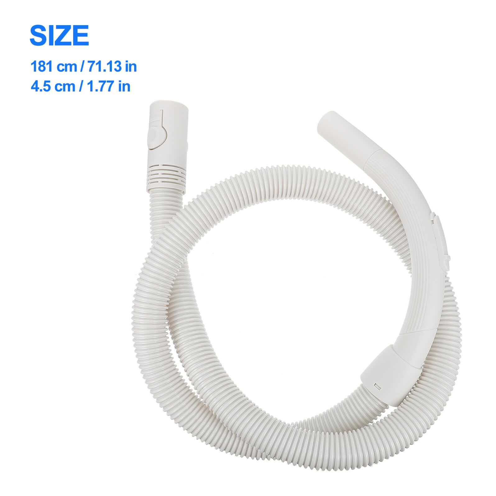 Tubo di Ricambio Aspirapolvere Flessibile Bianco in Eva per Aspiratore