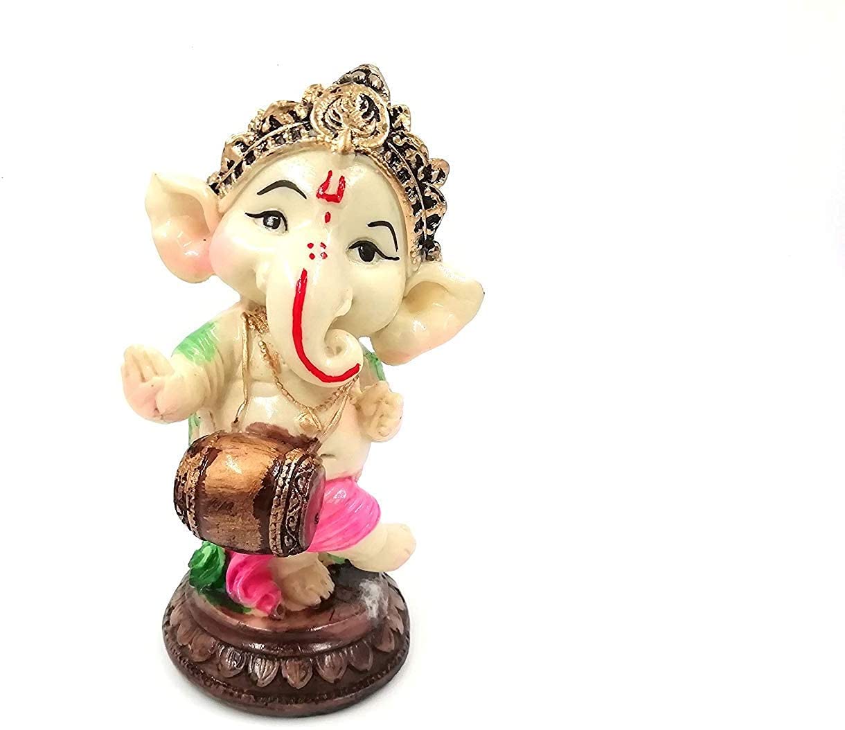 Poly Resin Musical Dancing Ganesha Statue - A Handcrafted Product for Home Decor