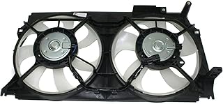 PCHXQVQ Dual Radiator Cooling Fan Blade 12430985 Assembly Set,Made with fine craftsmanship